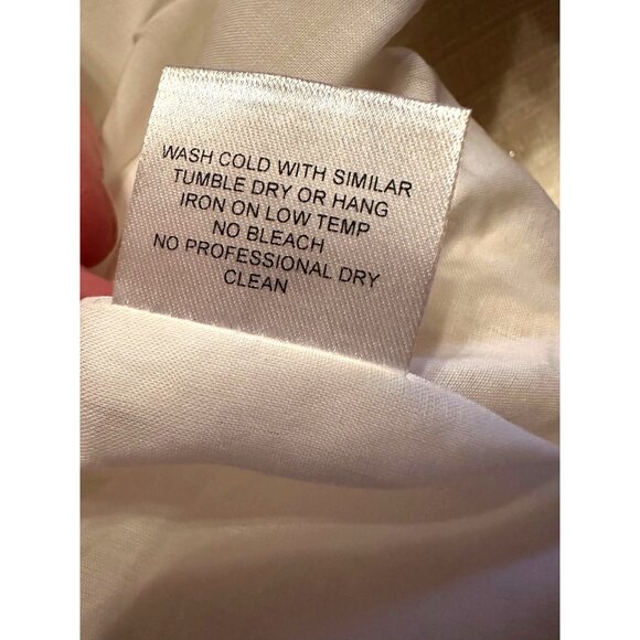 Taylor Tillman Double Breasted Sleeveless Mini Dress Notch Collar White Womens L - Picture 2 of 7